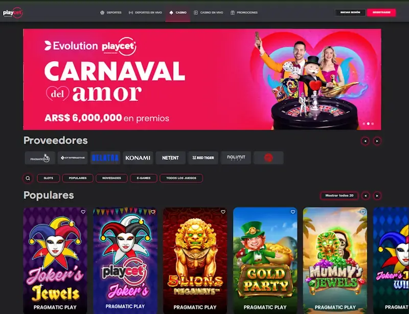 Playcet con licencia de Córdoba en Argentina