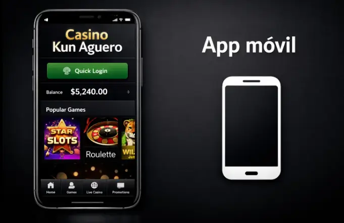 App de Casino Kun Aguero y acceso desde el celular